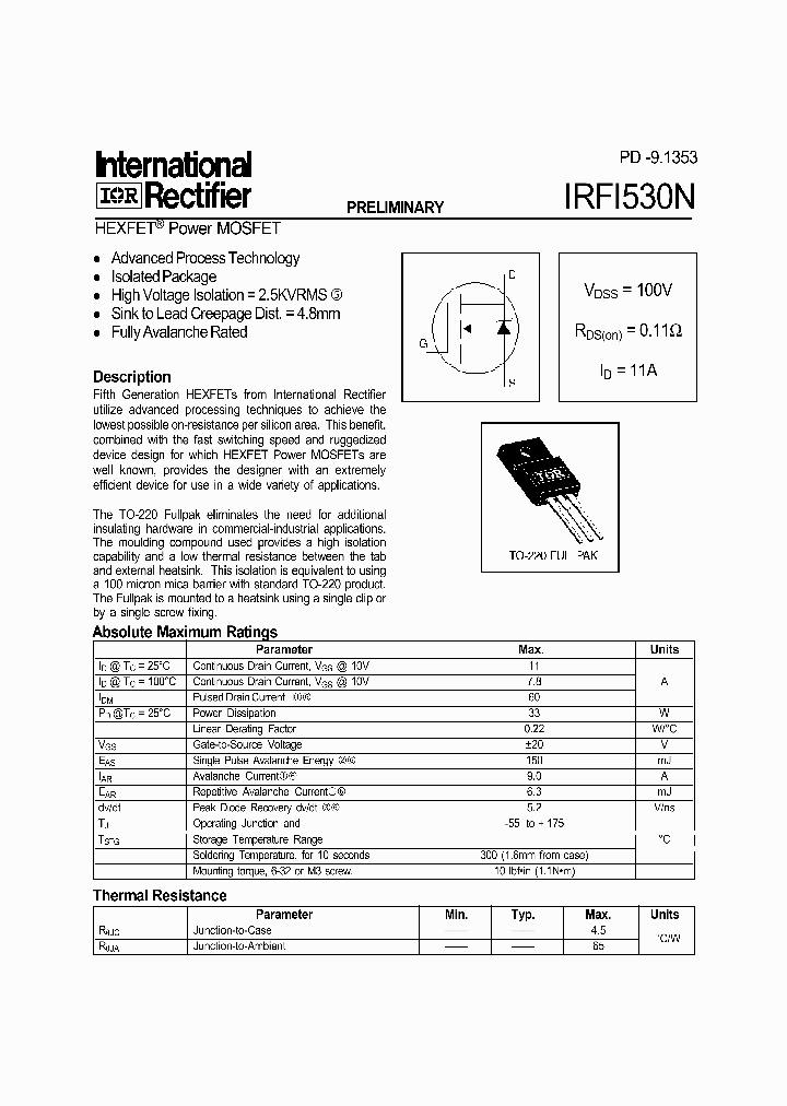 IRF1530N_1248470.PDF Datasheet