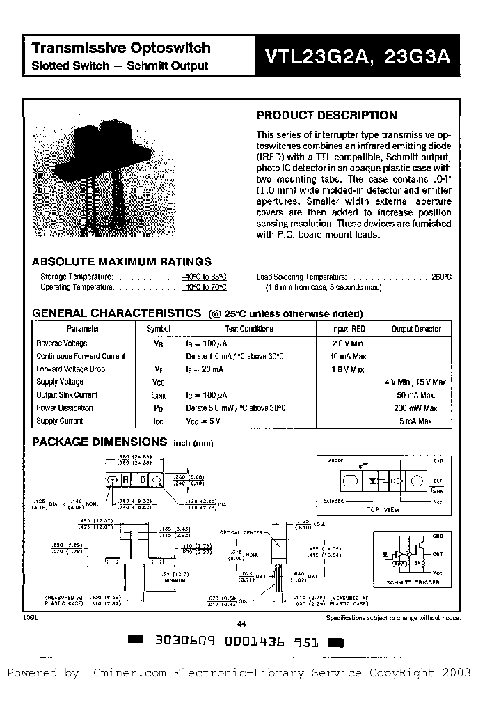VTL23G3A_1247517.PDF Datasheet