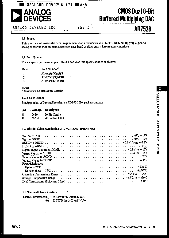 AD7528TQ883B_1251270.PDF Datasheet