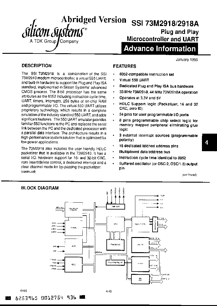 SSI73M2918A-IG_1251593.PDF Datasheet