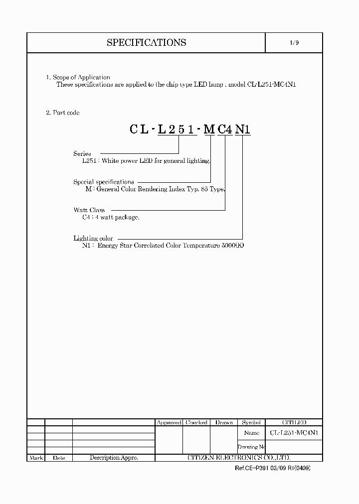 CL-L251-MC4N1_1706887.PDF Datasheet
