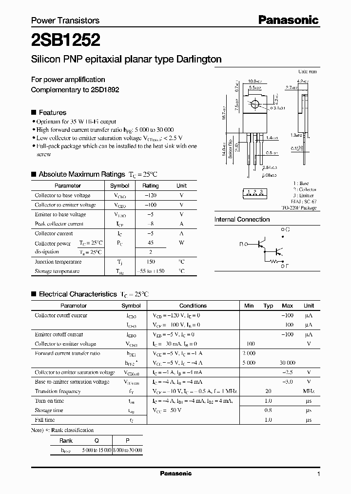 2SB1252P_1255138.PDF Datasheet