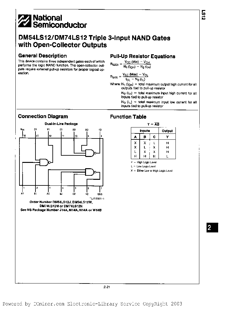 DM54LS12W883_1255616.PDF Datasheet