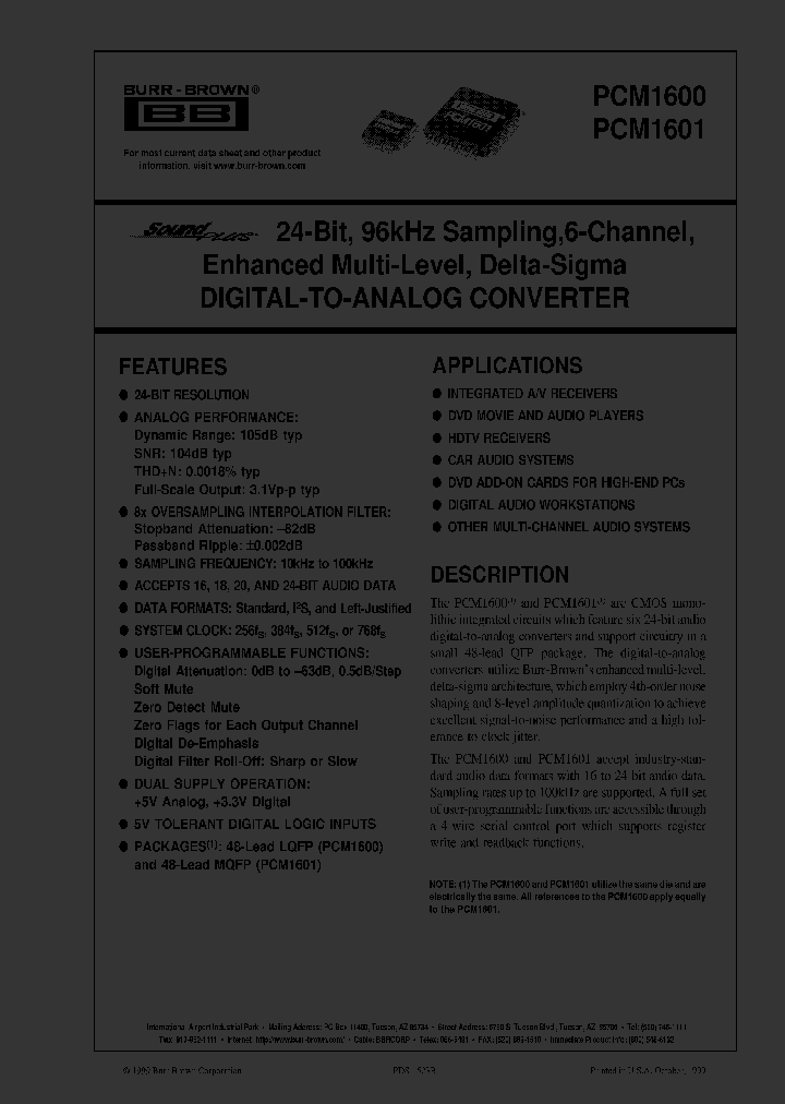 PCM1600Y2K_1222626.PDF Datasheet
