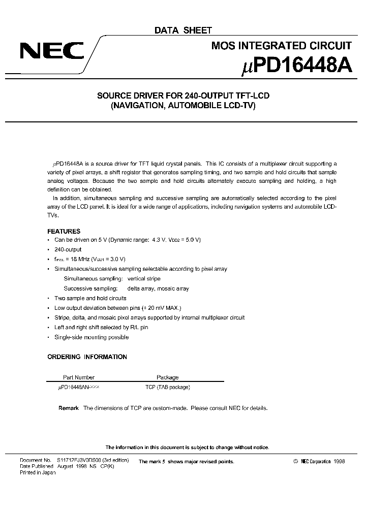 UPD16448A_1253732.PDF Datasheet