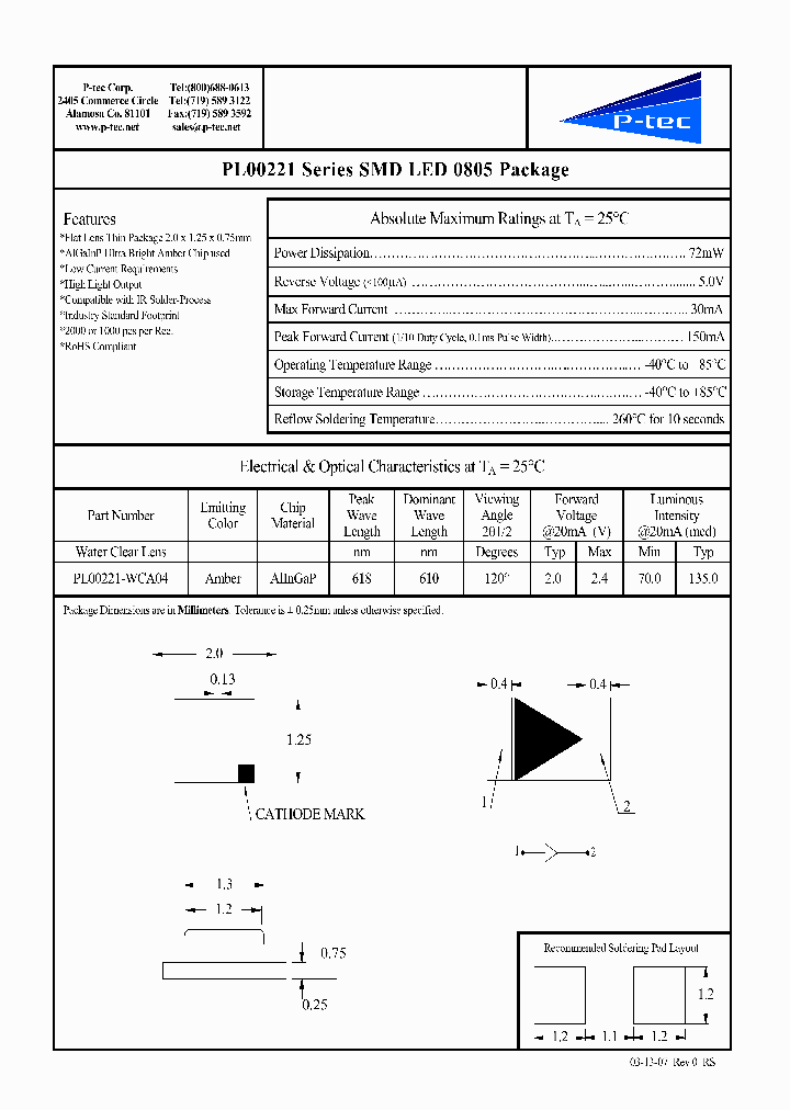 PL00221-WCA04_1707765.PDF Datasheet