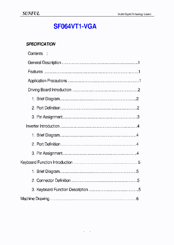 SF064VT1-VGA_1707837.PDF Datasheet