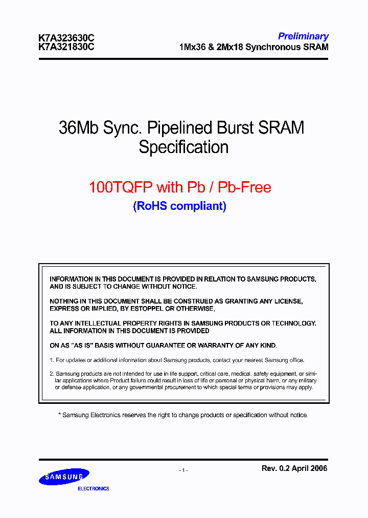 K7A321830C_1261024.PDF Datasheet