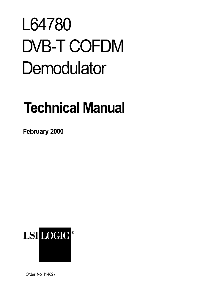 L64780_1287186.PDF Datasheet