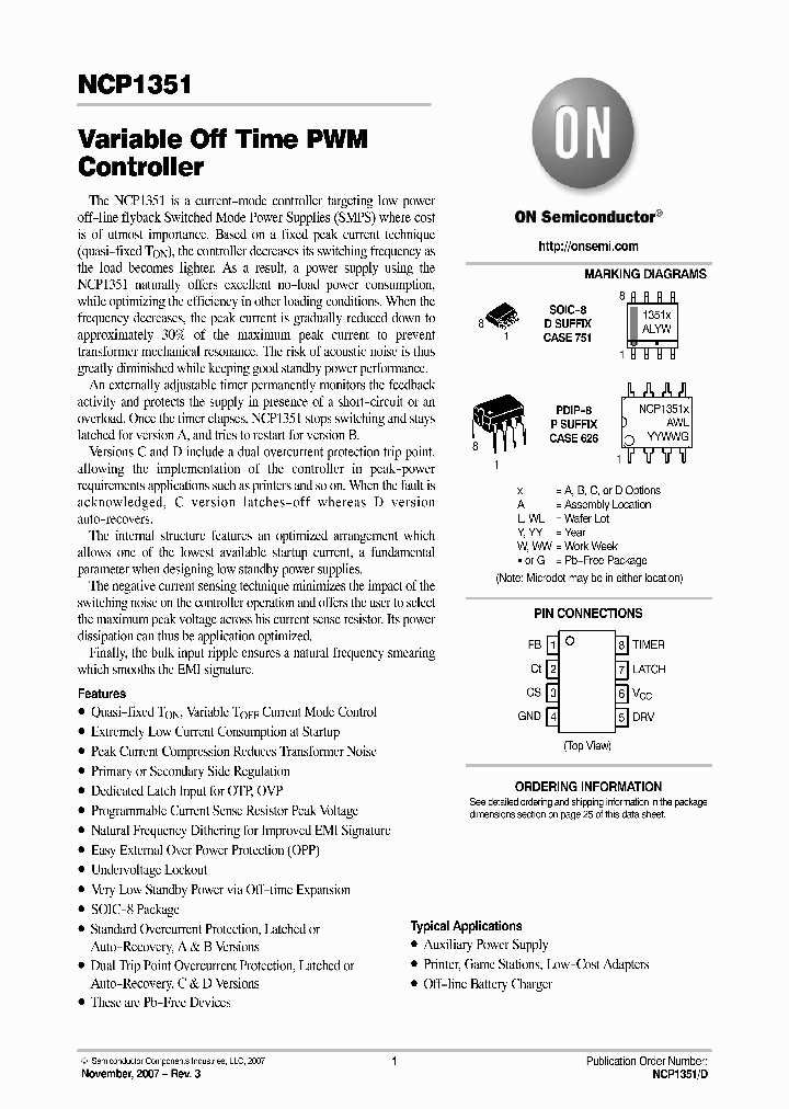 NCP1351CDR2G_1286656.PDF Datasheet