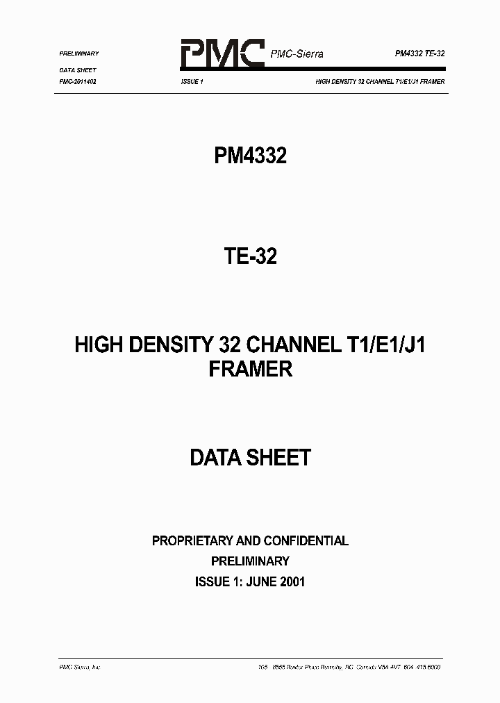 PM4332-PI_1278514.PDF Datasheet