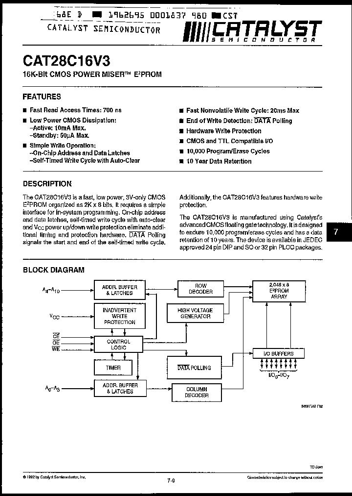 CAT28C16V3N-70_1290846.PDF Datasheet