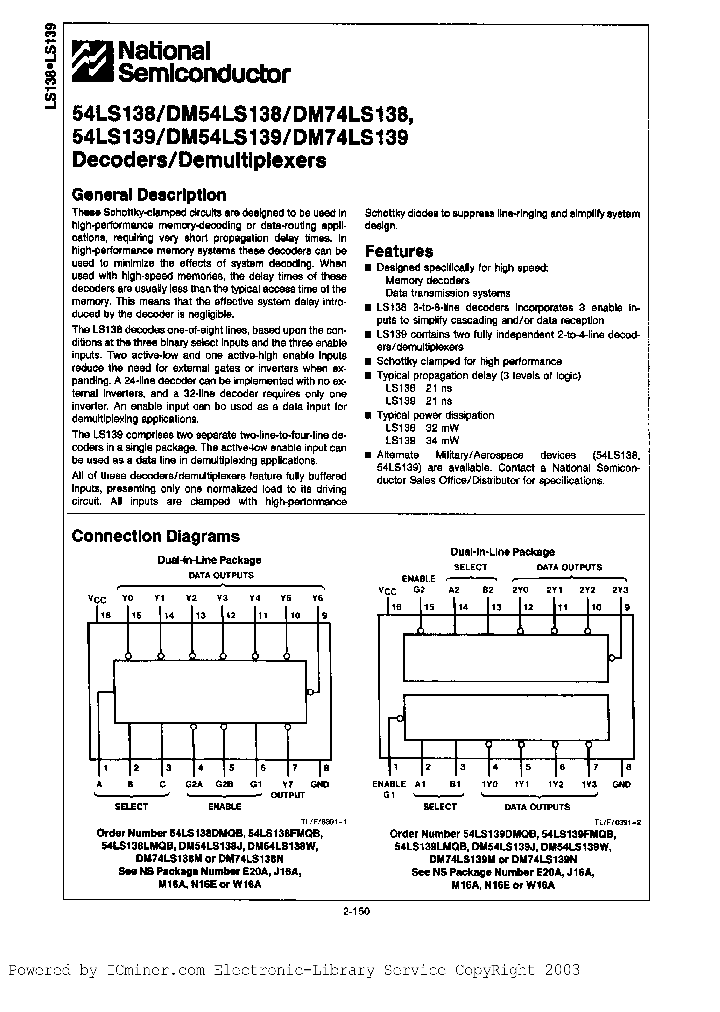 DM54LS139J883_1288316.PDF Datasheet
