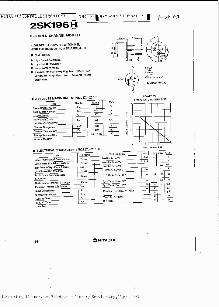 2SK196H_1263963.PDF Datasheet
