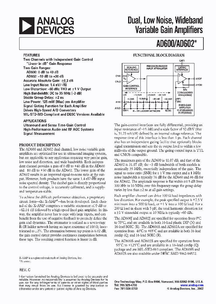 AD600SQ883B_1277659.PDF Datasheet