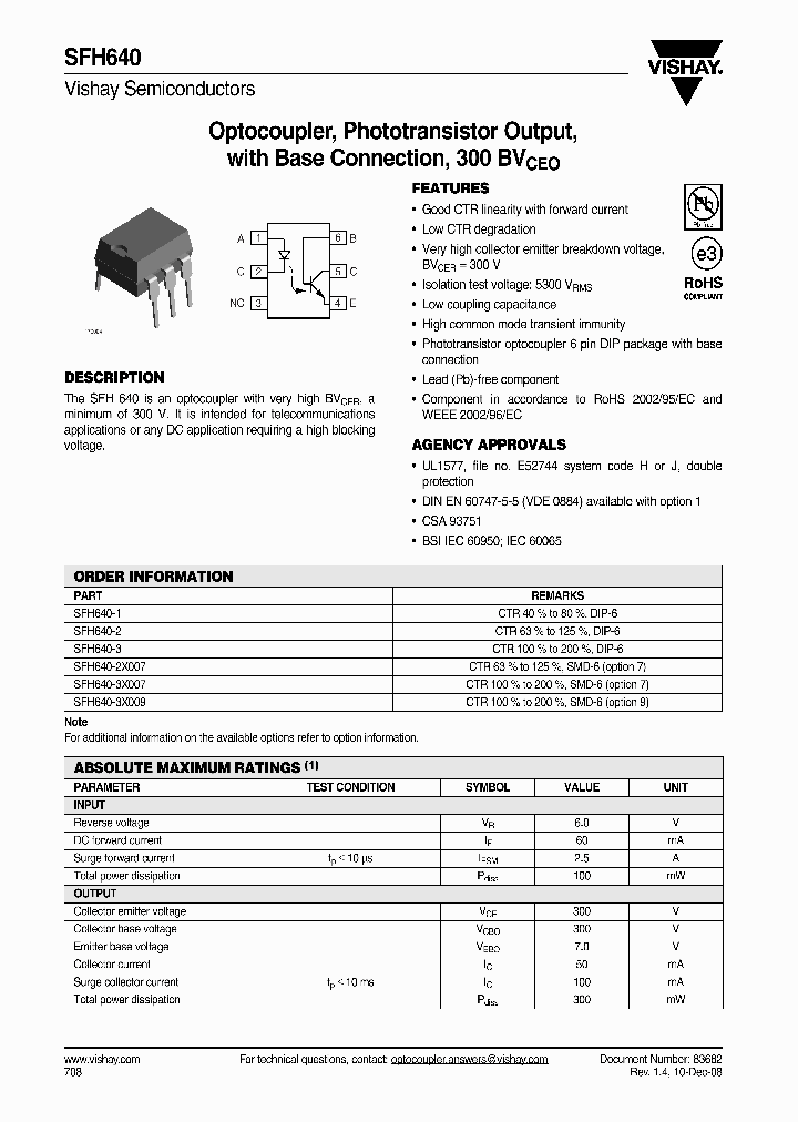 SFH640-3X019_1302861.PDF Datasheet
