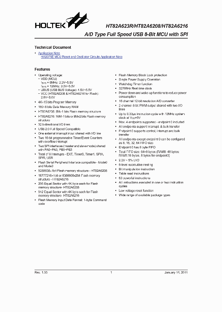 HT82A623R11_1710961.PDF Datasheet