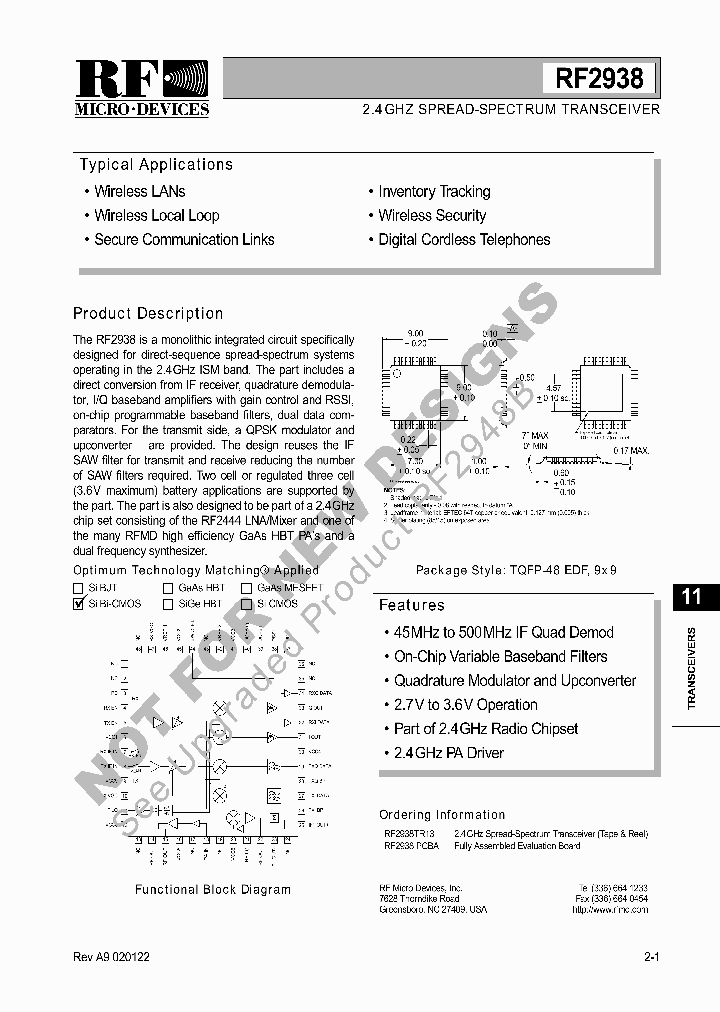 RF2938TR13_1288168.PDF Datasheet