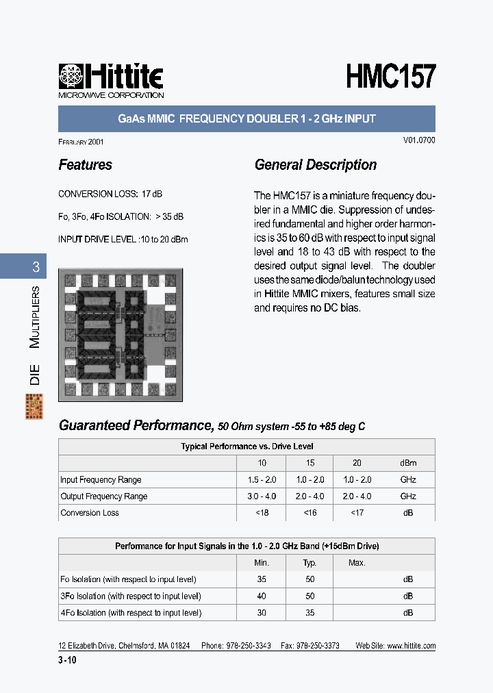 HMC157_1254272.PDF Datasheet