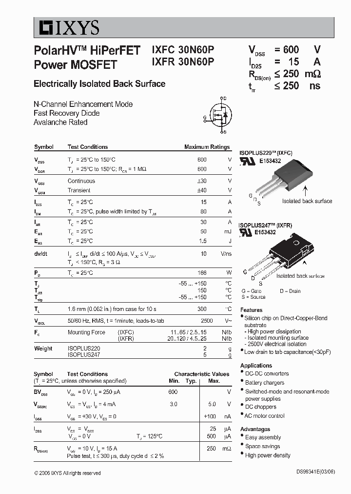 IXFC30N60P_1712715.PDF Datasheet