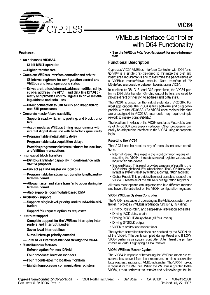 VIC64-AC_1298058.PDF Datasheet