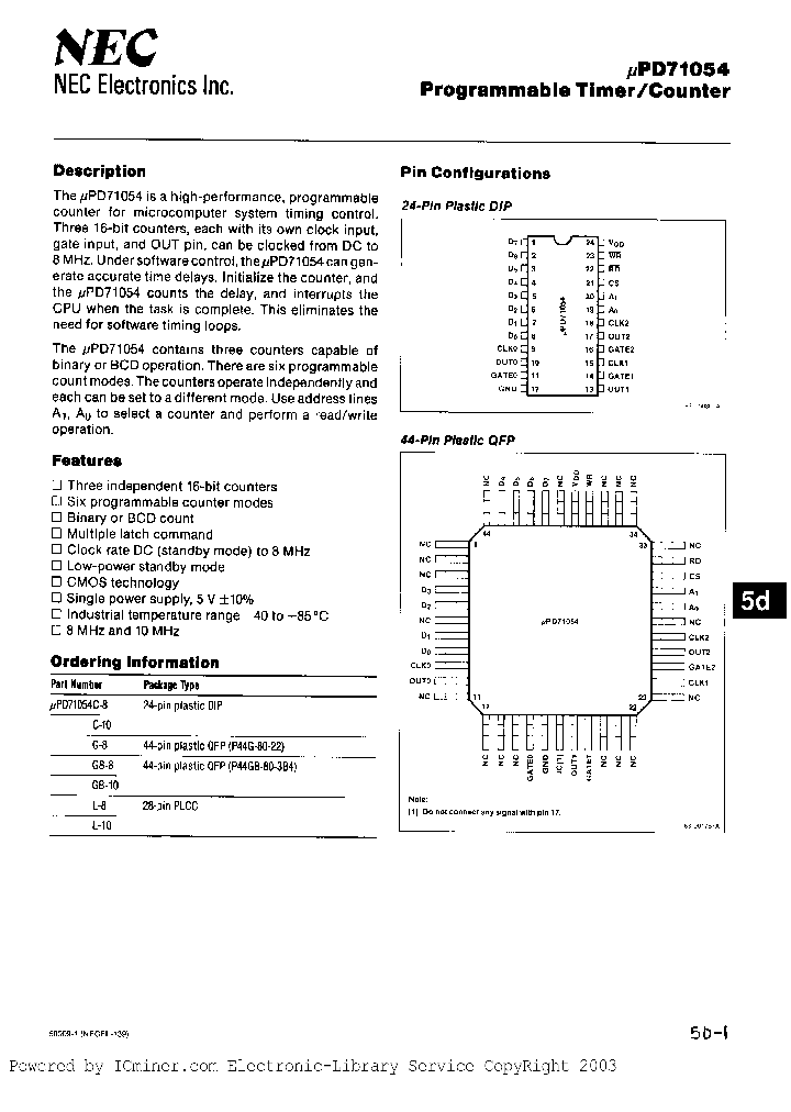 UPD71054C-10_1316737.PDF Datasheet