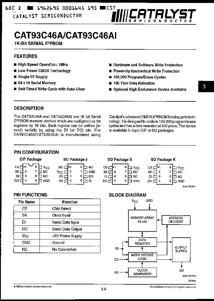 CAT93C46AJI-TE7_1324331.PDF Datasheet