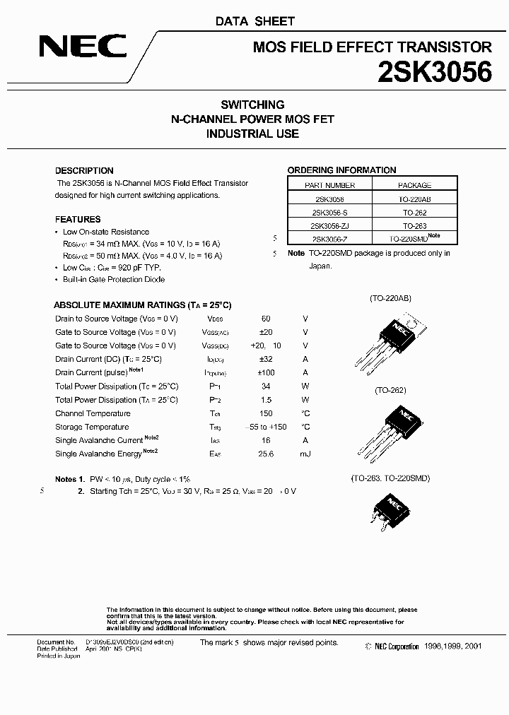 2SK3056-Z_1323375.PDF Datasheet