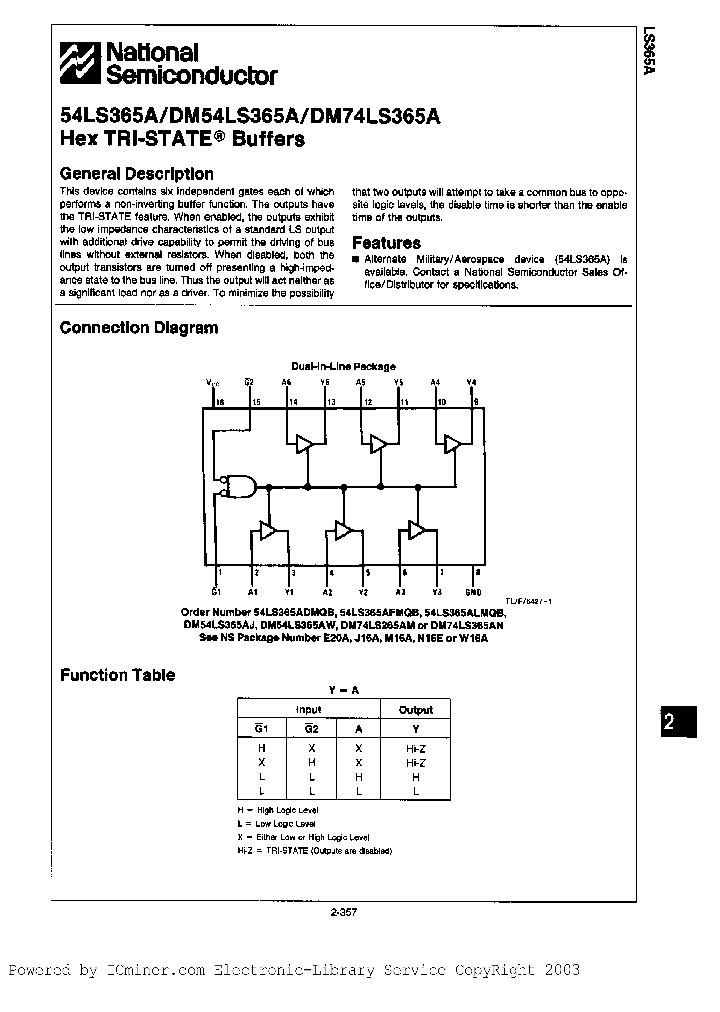 DM54LS365J883_1328166.PDF Datasheet
