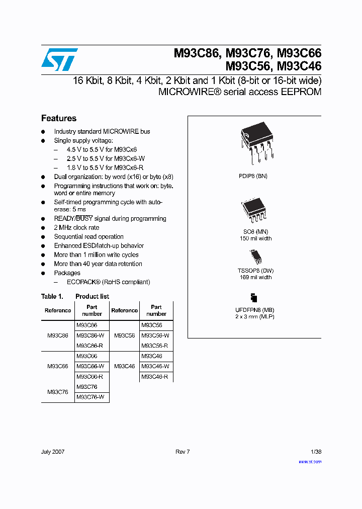 M93C86-DS3TPW_1323220.PDF Datasheet
