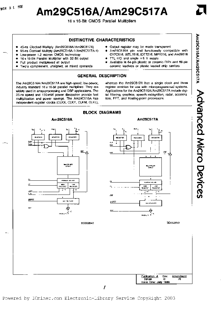 AM29C516A-1BXC_1332314.PDF Datasheet