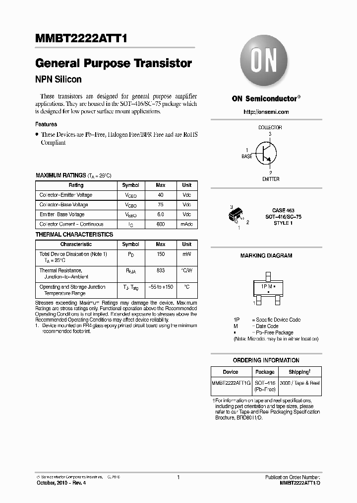MMBT2222ATT1G_1718435.PDF Datasheet