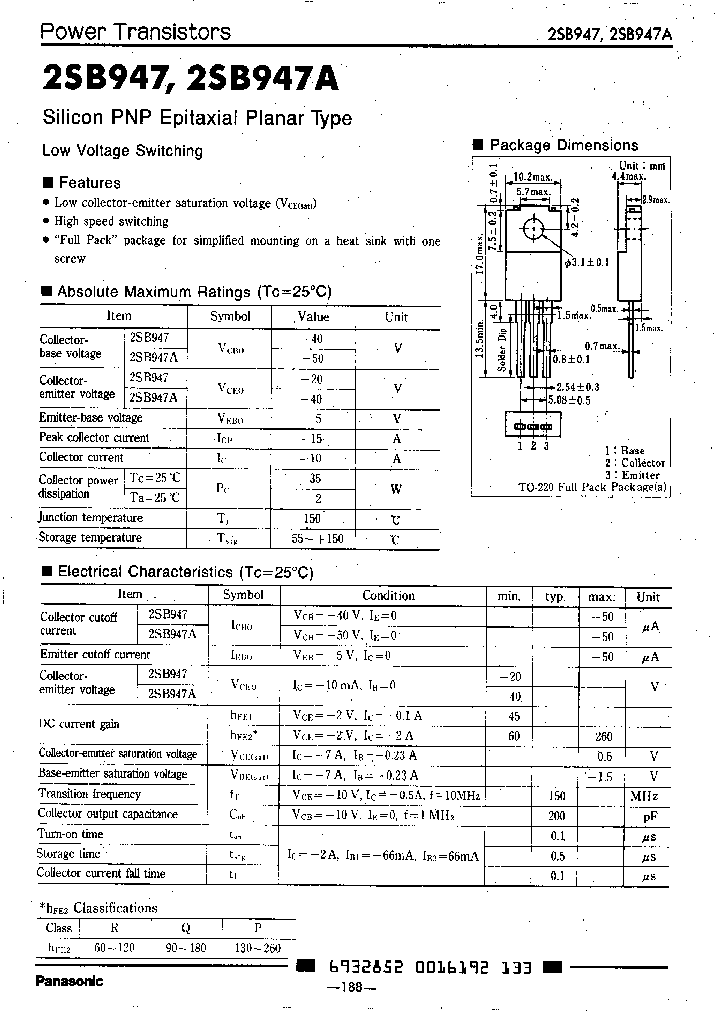 2SB947Q_1335608.PDF Datasheet
