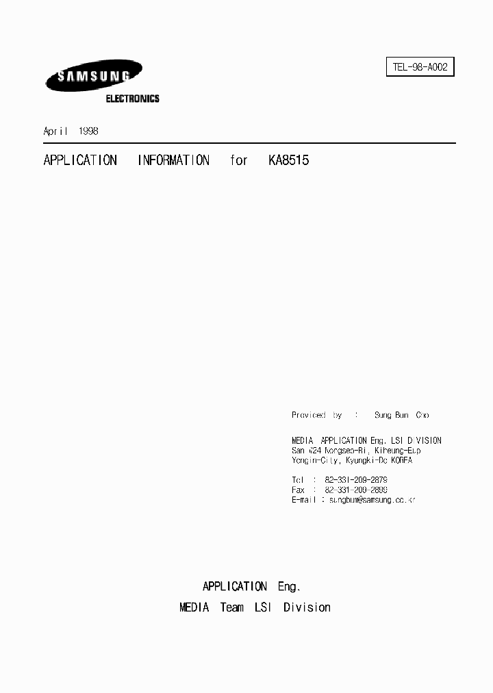 KA8515_1719781.PDF Datasheet