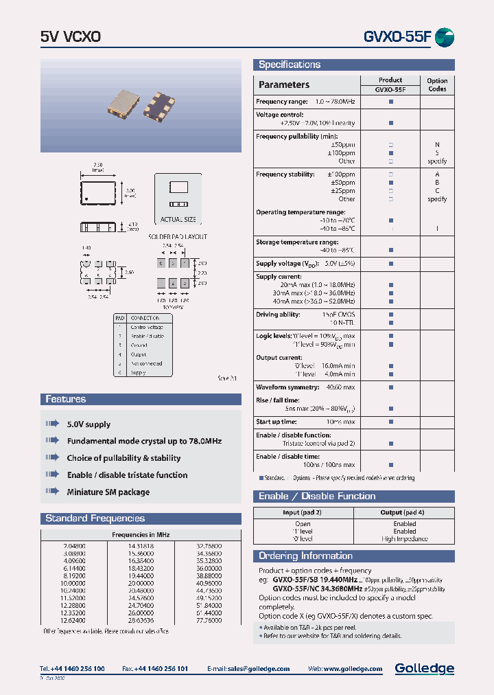 GVXO-55FNC_1322540.PDF Datasheet
