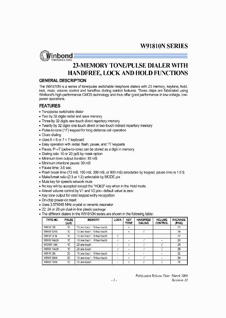 W9181XN_1720909.PDF Datasheet