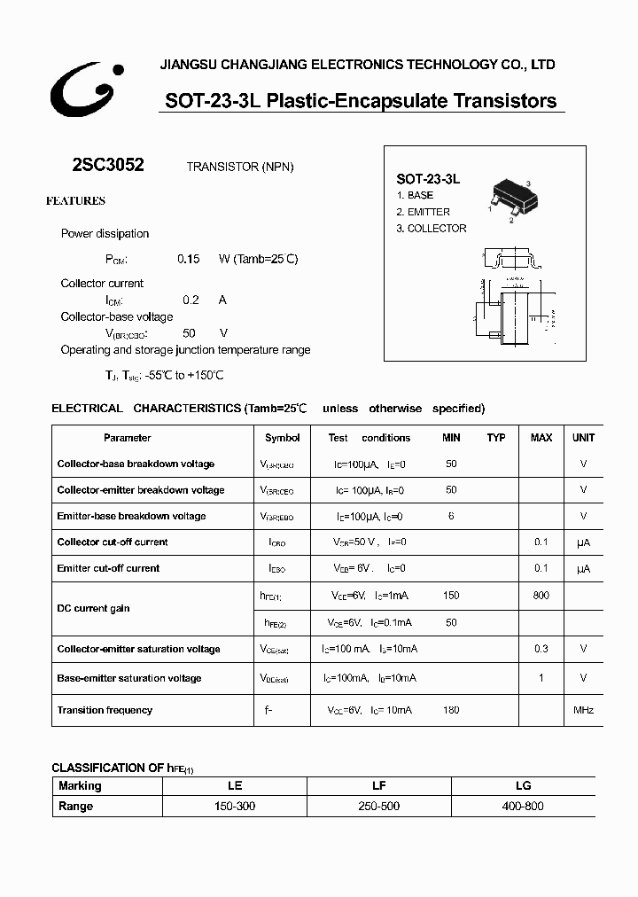 2SC3052-SOT-23-3L_1355782.PDF Datasheet