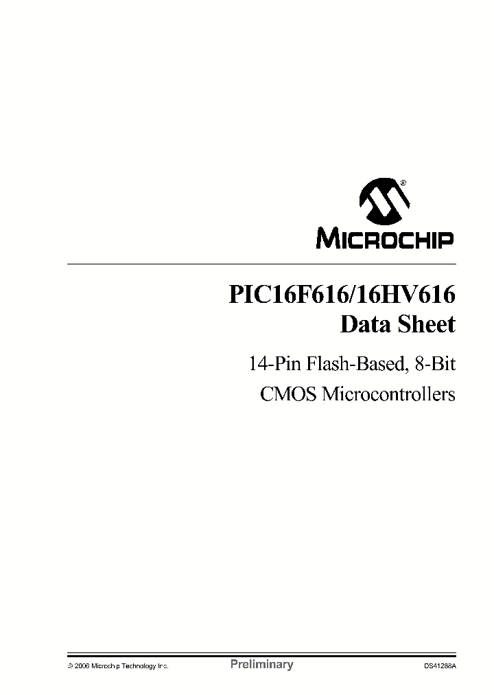 PIC16F616-IMLSQTP_1351837.PDF Datasheet