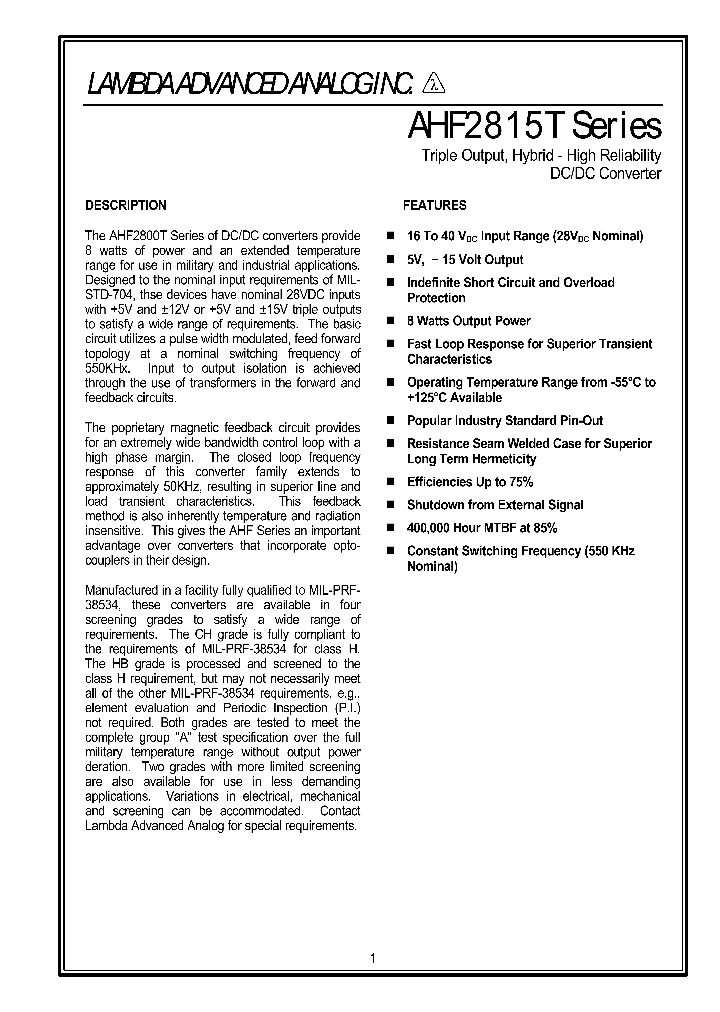 AHF2815TCH_1351159.PDF Datasheet