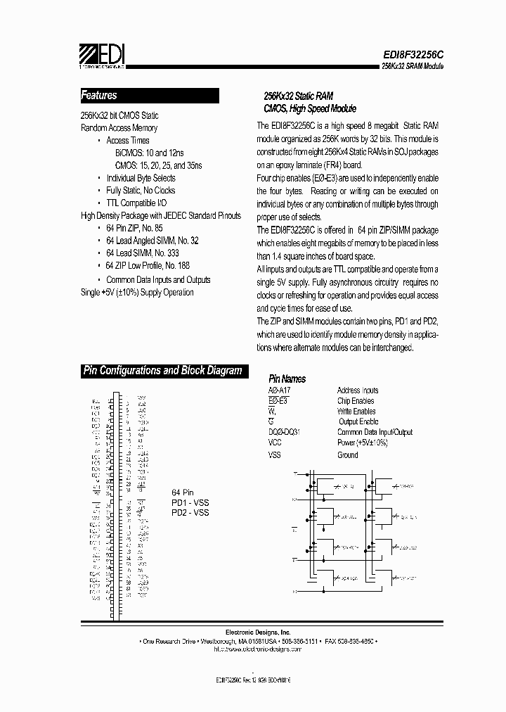 EDI8F32256C_1335300.PDF Datasheet
