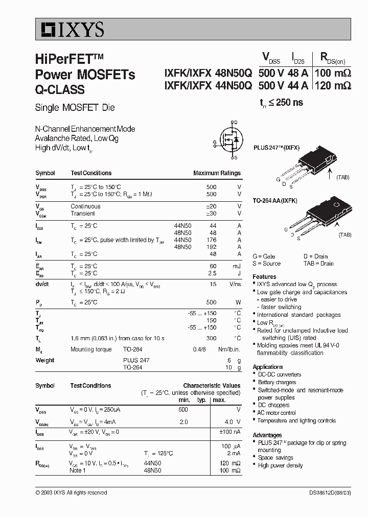 IXFK48N50Q03_1726068.PDF Datasheet
