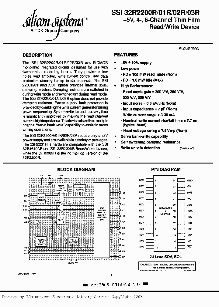 SSI32R2203X6CV_1360519.PDF Datasheet