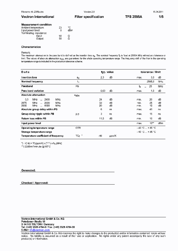 TFS2595A_1725859.PDF Datasheet
