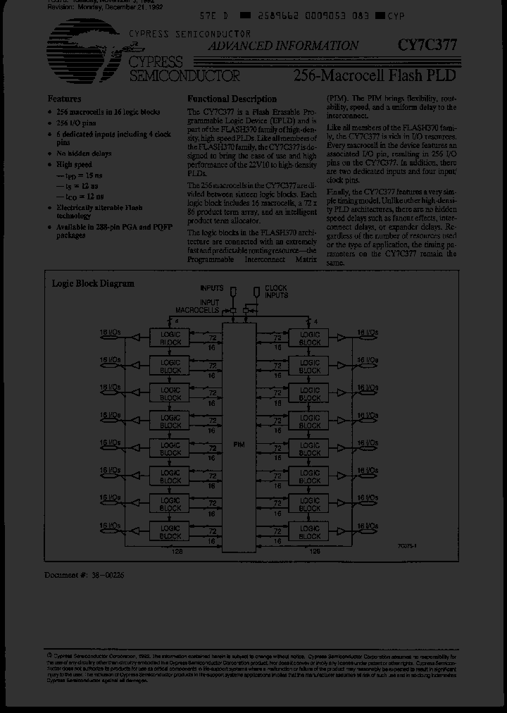 CY7C377-15GMB_1370603.PDF Datasheet