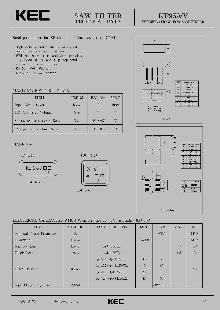 KF959_1369767.PDF Datasheet