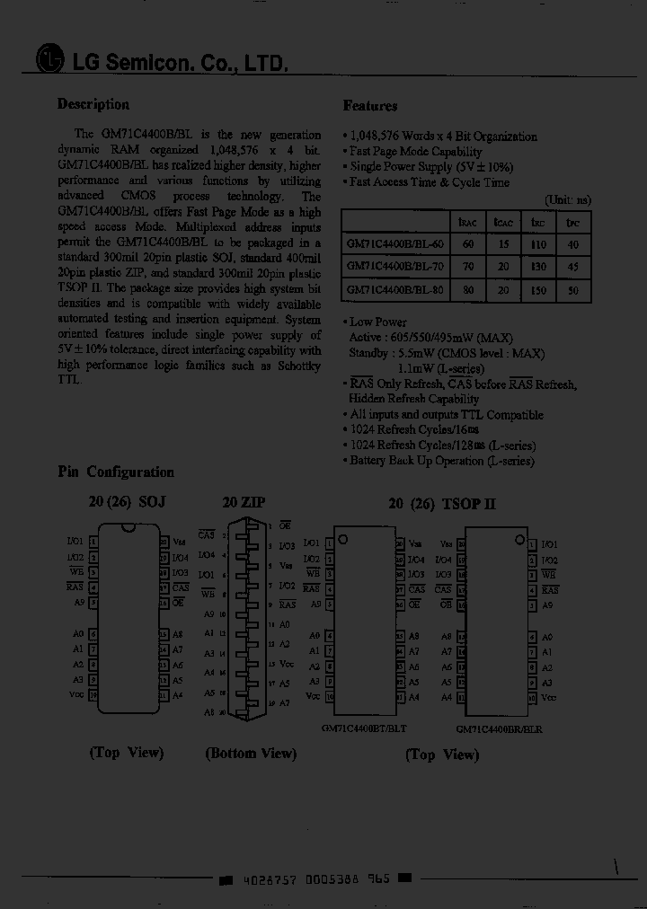 GM71C4400BR-60_1375538.PDF Datasheet