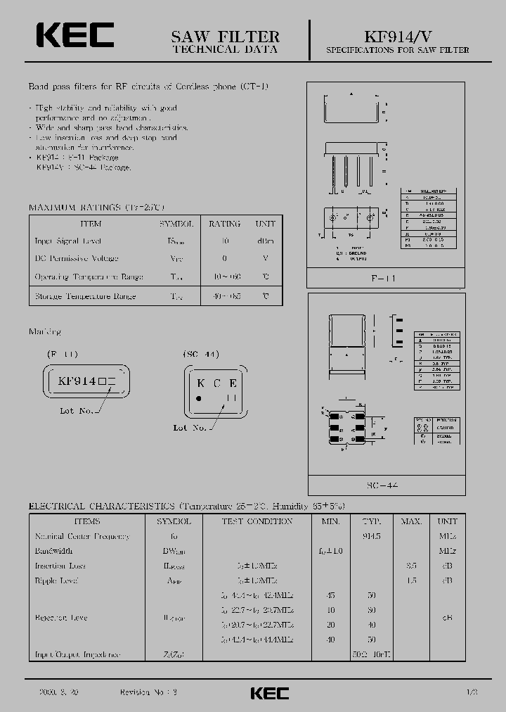 KF914V_1369775.PDF Datasheet