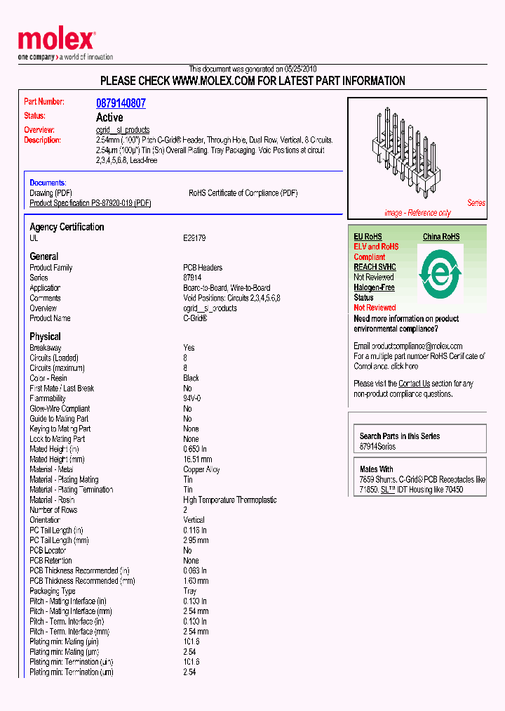 87914-0807_1730189.PDF Datasheet