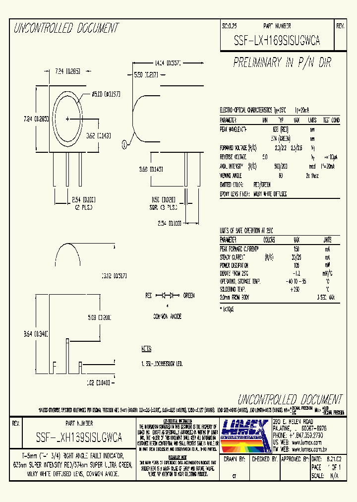 SSF-LXH169SISUGWCA_1386397.PDF Datasheet