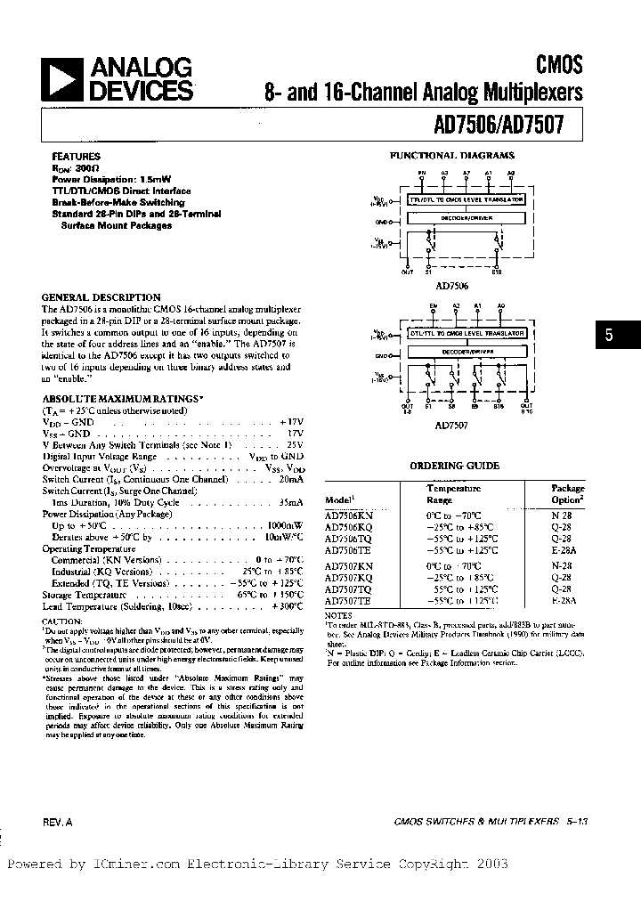 AD7507JN_1386191.PDF Datasheet